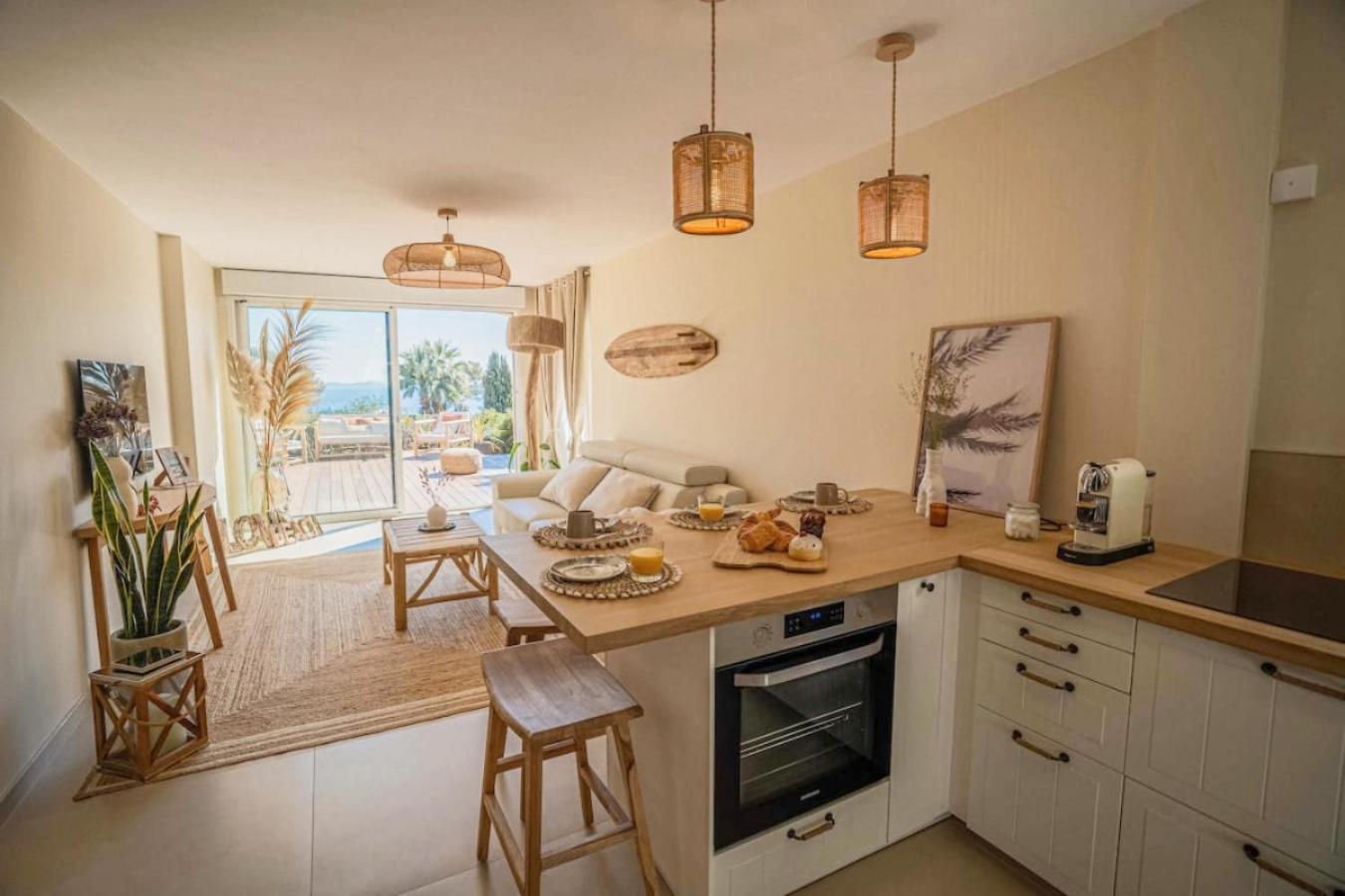 Logement Vue Mer Splendide - Situe A 50 Metres Du Bord De Mer Et 2 Minutes Des Plages - Bandolina Luaran gambar